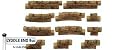 Hornby N8019 N-Gauge Cotswold Stone Wall Pack No 3 Lyddle End Farm Life