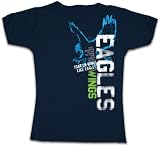 Christian Junior T-Shirt Eagles Wings Design
