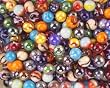 Mega Marbles SET OF 24 ASSORTED BULK - 1/2" PEEWEE MARBLES