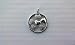 Sterling Silver Loop with Floating CZ Imbedded Hearts Pendant
