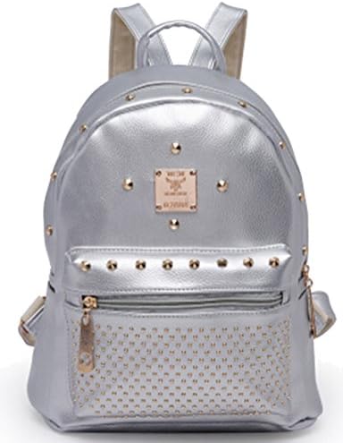 Gucclin New Shoulder Bag Female Korean Tide High Students' Bags Small Fresh Girls Mini Backpack Silver