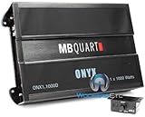 MB Quart ONX1.1000D D-Class Amplifier 1 x 475 @ 4 OHMS, 1 x 750 @ 2 OHMS, 1 x 1000 @ 1 OHM