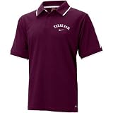 Nike - Nike Texas A&M Aggies Maroon Classic Dri Fit Short Sleeve Polo
