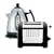 Dualit Lite Black 2 Slice Toaster & Kettle Breakfast Pack