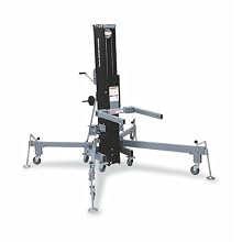 Genie Super Tower, ST- 25 Truss & Rigging Lift with Anodized Matte Black Finish, 800 lbs Load Capacity, Lift Height 26'0.5"