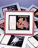 Asian Zodiac Poster with Wood & Glass Frame Year of the Dog: Birth Years 1922 1934 1946 1958 1970 1982 1994 2006 2018