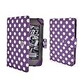 Funda Case Soporte A Medida Polka Dot de Cuero sint�tico (PU) P�rpura Para Kindle Touch / Kindle Paperwhite
