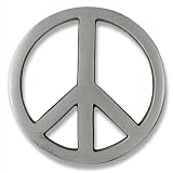 Peace Sign Belt Buckle