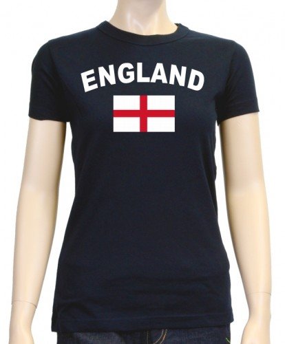 England T-Shirt girly Navy, Gr.M