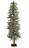 41oh zAP8yL. SL160  5 Pre Lit Snowy Flocked Alpine Artificial Christmas Tree   Clear Lights