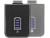 CyonGear Solar & USB Powered Backup Battery and Charger for iPhone & iPod, Silver