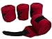 Derby Originals Set of 4 Super Soft Fleece Horse Polo Wraps with Velcro