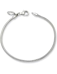 925 Sterling Silver Kids 6.25" Charm Bead Bracelet
