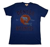 Denver Broncos Team NFL Football Junk Food Originals Vintage Style Soft T-Shirt Tee Select Shirt Size: Small