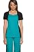 Baby Phat Livin' Stretch Scrub Top with Sweetheart Neckline Scrub Tops Women