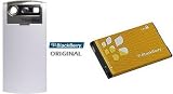 NEW OEM BLACKBERRY 8120 8130 BATTERY + SILVER DOOR