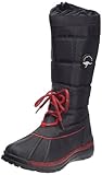 Kangaroos Marcella, Damen Stiefel, Schwarz/Rot, Gr. 36