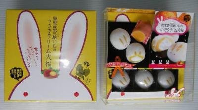 鹿児島安納芋のうさぎクリーム大福