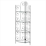 Leafy Corner Curio Cabinet