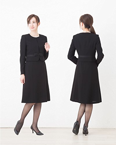 レディース 喪服 ブラックフォーマル 2点セット スーツ 132966391ba
