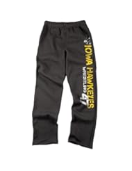 Apparel: J. America Iowa Hawkeyes Black Sweatpant - SIZE: L - J. America