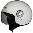 AFX Solid Adult FX-42A Pilot Harley Motorcycle Helmet w/ Free B&F Heart Sticker - Pearl White