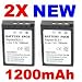 Rechargeable Lithium Ion Battery for Olympus E-PL1 - Qty: 2