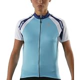 Giordana 2008 Women's Silverline Short Sleeve Cycling Jersey - Light Blue - GI-WSSJ-SILV-LTBL