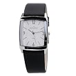 Skagen Mens 691LSLS Black Leather Band Stainless Steel Watch