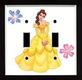 DISNEY PRINCESS BELLE DOUBLE TOGGLE SWITCHPLATE COVER