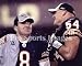 Rex Grossman and Brian Urlacher Chicago Bears 8x10 Photo
