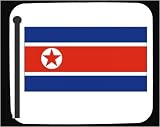 Decorated Mouse Pad with Korean, Korea, flag, North