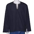Mens Embroidered Kurta Casual Cotton Shirt India Size L Chest 44 inches (gsk469a)