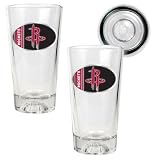 Houston Rockets Pint Ale Beer Glasses