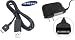 2in1 Home Charger+USB Data Cable For Net10 Samsung 201G ATT Samsung Access A827 Sprint Samsung Ace SPH i325 Verizon Samsung Alias 2 SCH U750 US Cellular Samsung Axle R311 Tmobile Samsung Behold T919 ATT Samsung Blackjack II i617 Tmobile Samsung Blast SGH T729 Tmobile Samsung Comeback T559 Verizon Samsung Convoy - Auction4tech Brand