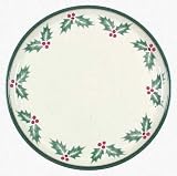 DENBY Harlequin Holly Green 13 inch Chop Plate / Platter