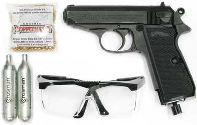 Walther PPK/S Black air pistol