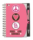 St. Louis Cardinals Deluxe Hardcover Pink Notebook w/ Pen Set - 5x7