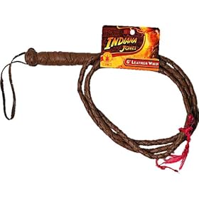 Indiana Jones 6' Leather Whip Costume Accessory