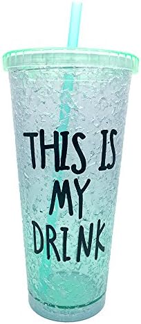 Wnice Coolers Durable Double Wall Insulated Cup Beverages Cold 3x Longer Keeps Drinks Cold 24OZ (Green)