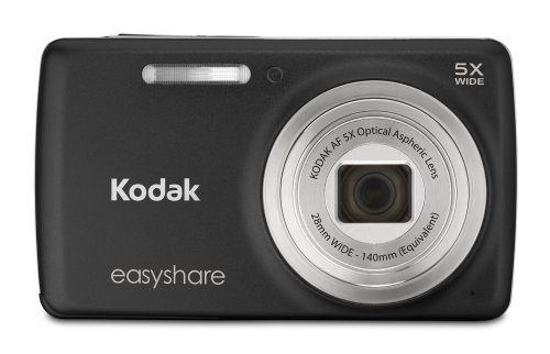 Kodak EasyShare M552 Digitalkamera (14 Megapixel, 5-fach opt. Weitwinkelzoom, 6,8 cm (2,7 Zoll) Display) schwarz