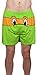 Teenage Mutant Ninja Turtles Michelangelo Classic Cotton Boxer (Adult Medium)