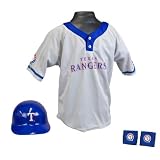 BSS - Texas Rangers MLB Youth Helmet and Jersey Set