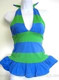 Polo Ralph Lauren - Ralph Lauren Womens Rugby Stretchy Sexy Halter Top Stripe