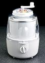 Deni Automatic Ice Cream Maker with Candy Crusher White