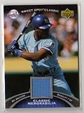 2007 Sweet Spot Classic Bo Jackson Game Used Jersey Baseball Card