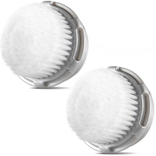 Replacement Cashmere Brush Heads for Full Facial Like Cleanse Compatible with Mia, Mia 2, Mia 3, Aria, PLUS, Smart Profile, Alpha Fit, Radiance and PRO Cleansing Systems, 2 Refills
