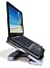 Laptop Stand & Cooling Stand (Dual-Fan Extra Quiet) - Silver