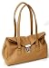 Prada Leather BR2375 Camel Pushlock Handbag