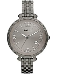 Fossil Womens ES3131 Heather Stainless Steel Smoke Watch